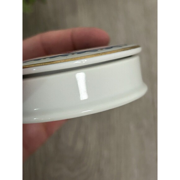 Vintage 1980s Teddy Bears Porcelain Trinket Dish Container Japan - Picture 3 of 6